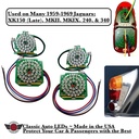 Jaguar XK150 MK2 MK9 240 & 340 1959-1969 Rear LED Board Sets